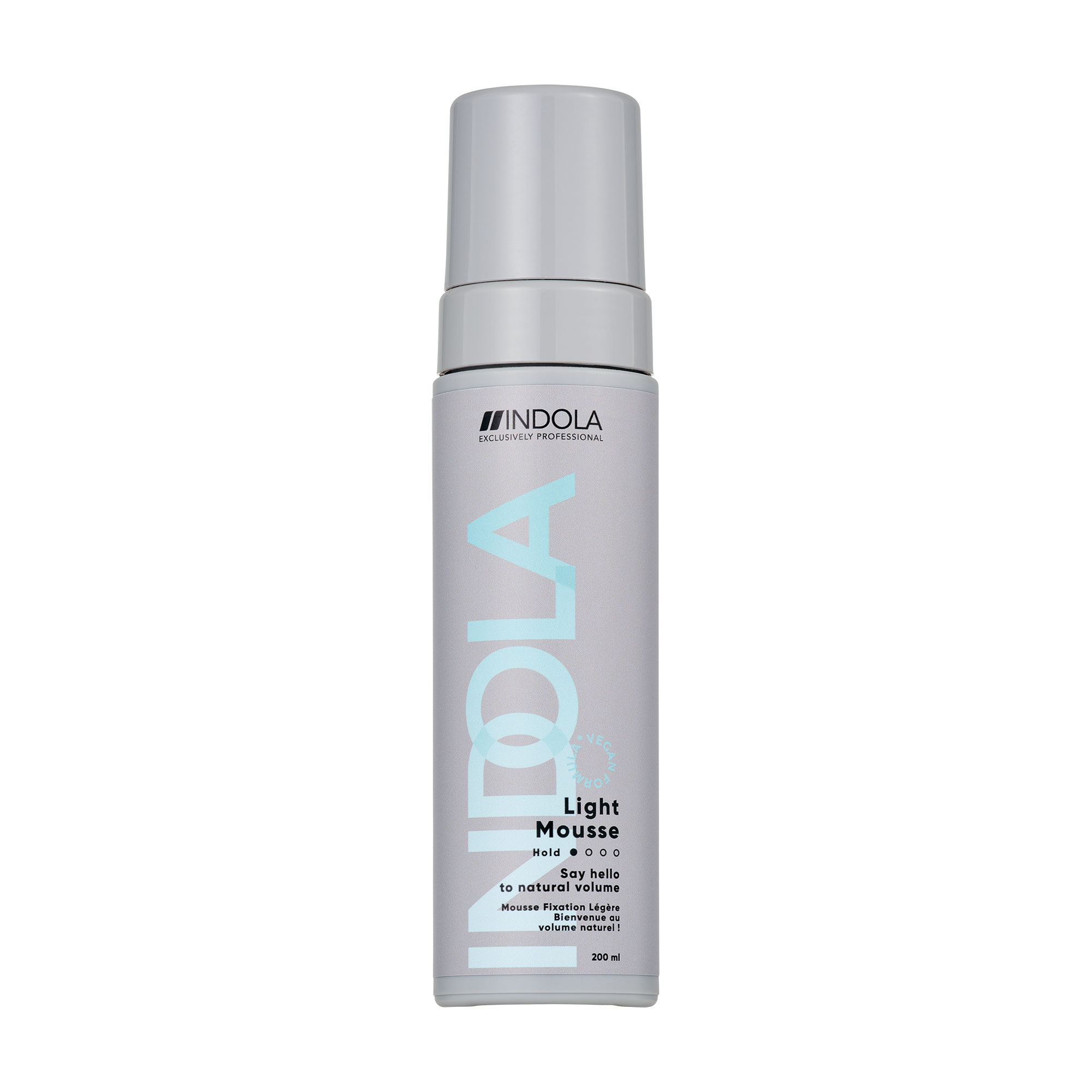 Легкий мус Indola Light Mousse для надання об'єму волоссю, 200 мл