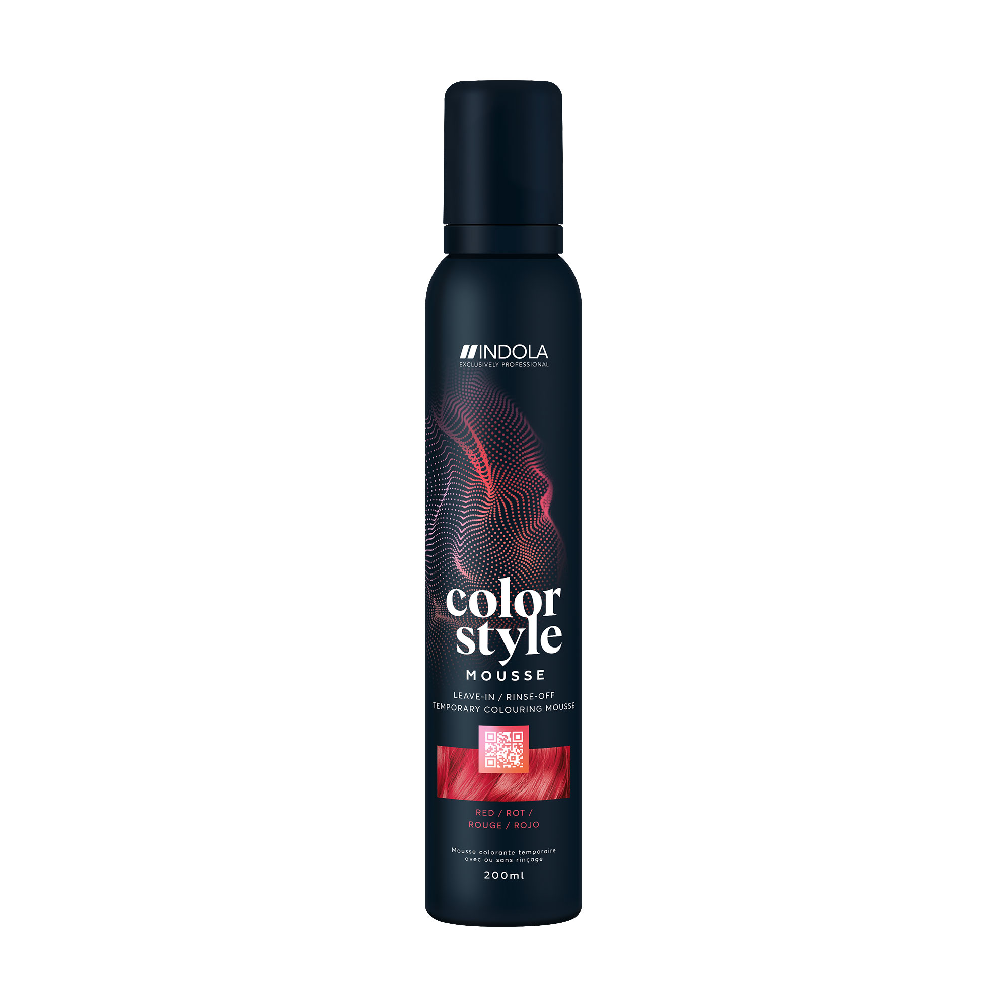 Відтінковий мус для укладання волосся Indola Color Style Red, 200 мл